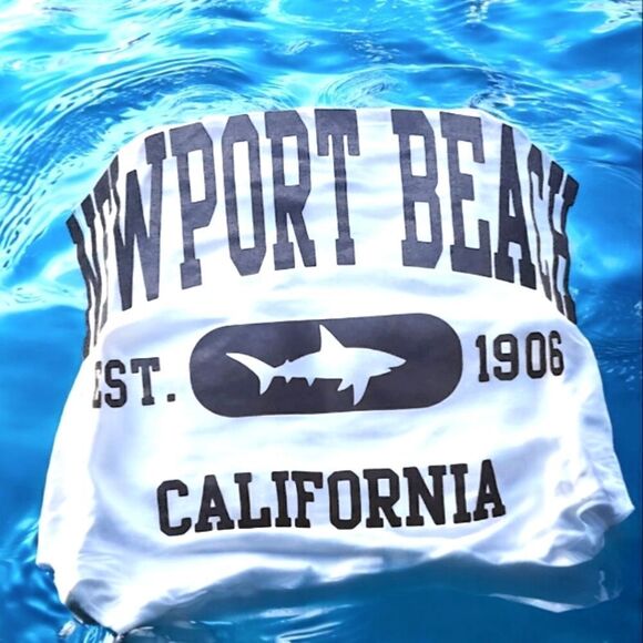 TANK TOP NEWPORT BEACH Est. 1906 CALIFORNIA ALSTYLE APPAREL ACTIVEWEAR MEDIUM - Picture 5 of 16